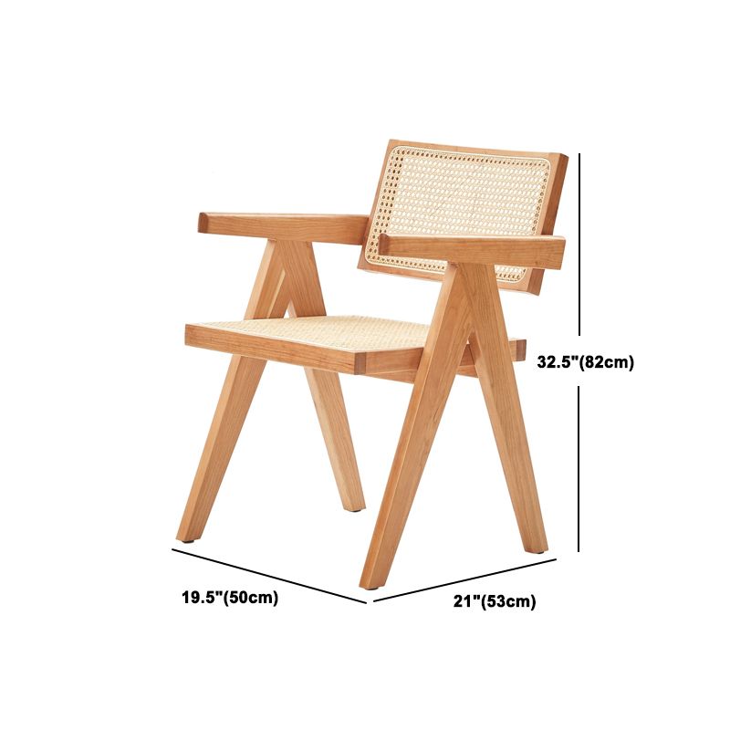 Modern Rectangle Dining Set 1/2/4/7 Pieces Solid Wood Dining Table with Chairs