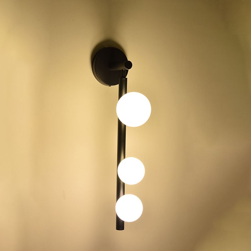 Bubbles Glass Sconce Light Fixture Minimalist-Style Wall Light Fixture for Bedroom