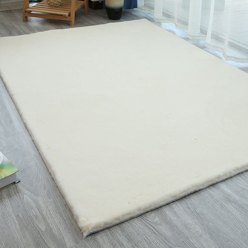 Einfacher Deko-Teppich, mehrfarbig, einfarbig, Flächenteppich, Baumwollmischung, rutschfeste Unterseite, pflegeleicht, haustierfreundlicher Innenteppich
