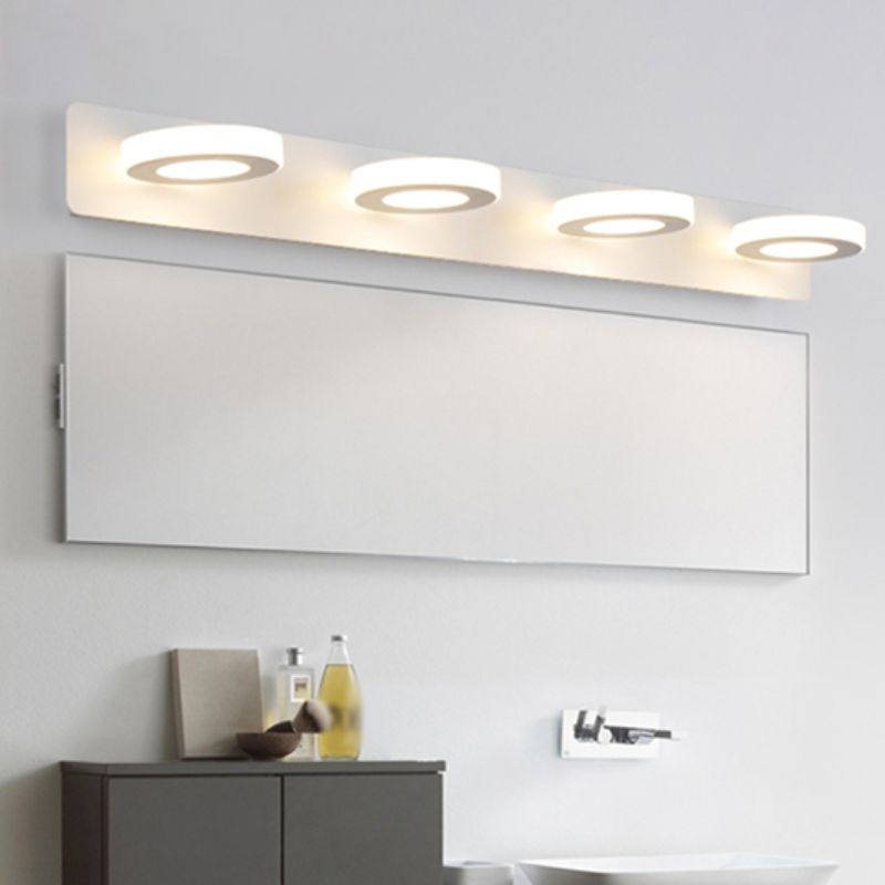 Multi -Lichter runde Schattenwandbeleuchtung moderne Metallwandmontageleuchte in Weiß