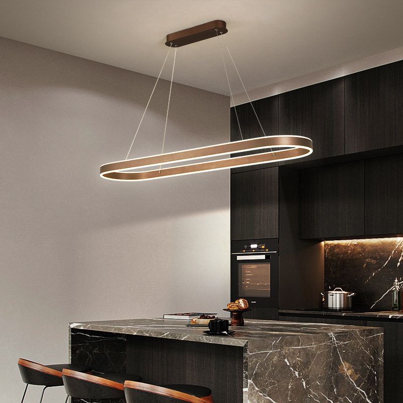 Modern Style Hanging Lamp Simple LED Pendant Light Fixture for Dining Room