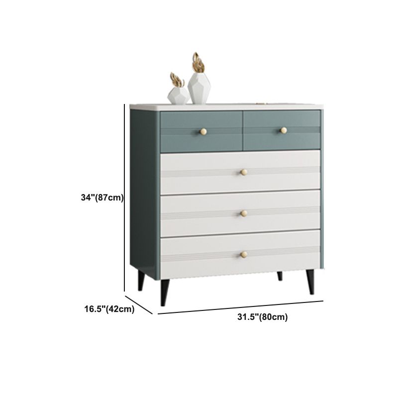 Modern Rectangle Accent Chest with Drawer Water Resistant Chest