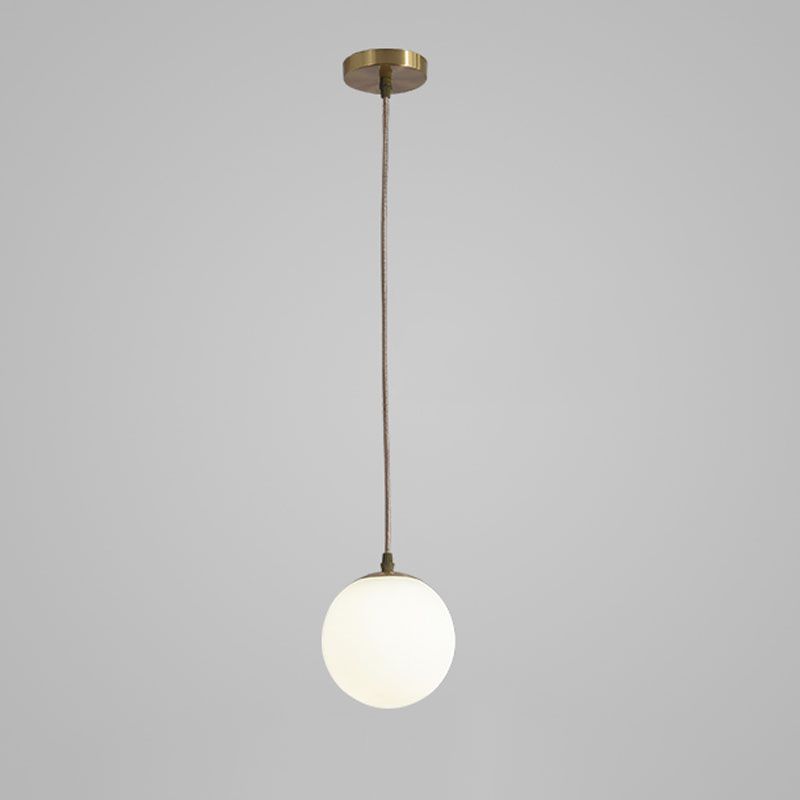 Iluminación colgante contemporánea creativa con sombra de vidrio para cafetería cafetería