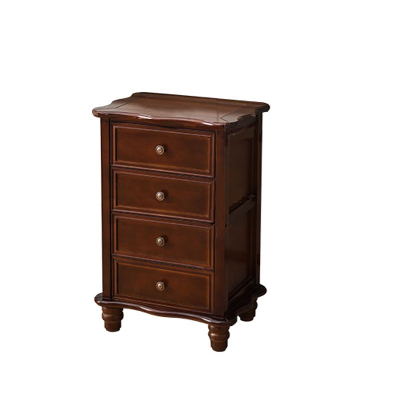 American Traditional Wood Lingerie Chest Bedroom Vertical Dresser without Mirror