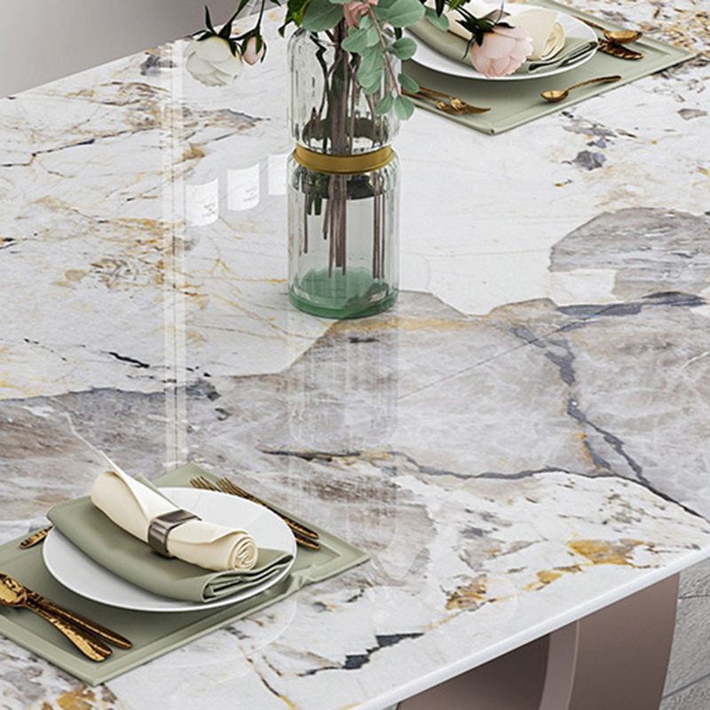 Dining Room Dinner Table Contemporary Dining Table with Pedestal Base