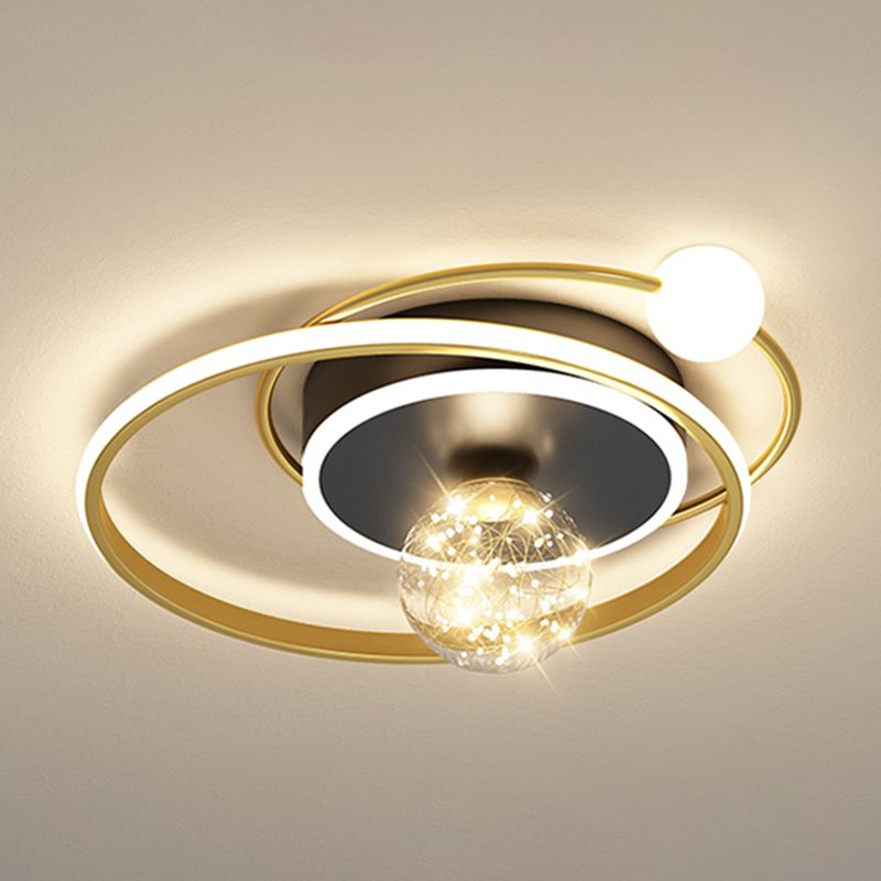 Gouden LED-plafondverlichtingsarmaturen Moderne inbouwplafondarmatuur voor woonkamer