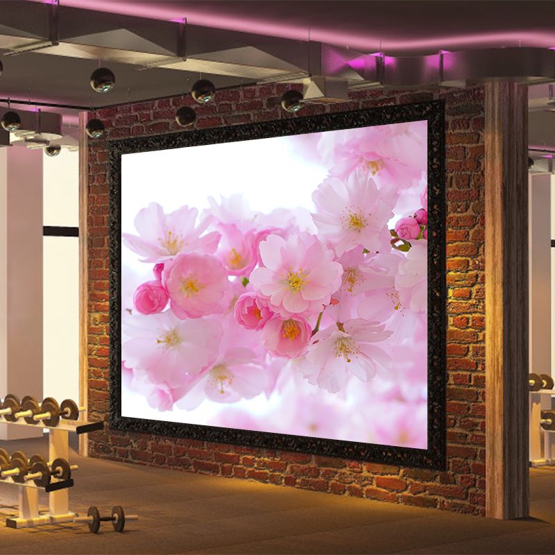 Cherry Blooming Wall Mural Photography Horizontal Modern Living Room Wall Covering