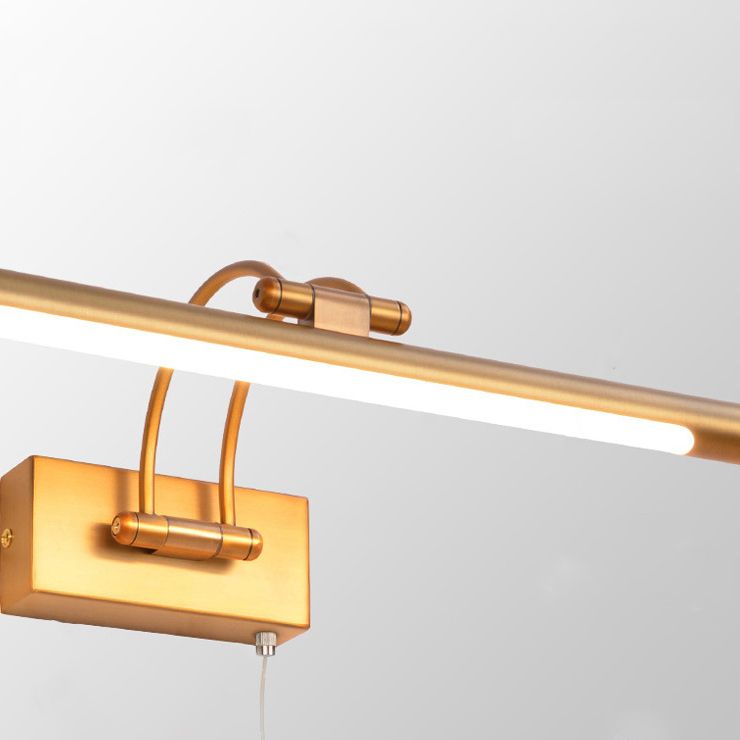 LED Mirror Front Light Modern Simple Vanity Light with Plastic Shade for Bathroom