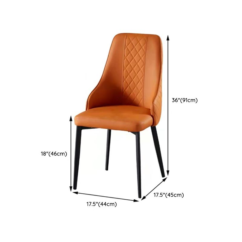 Glossy Gray Dining Table Set 1/4/5/7 Pieces Glam Dinette Set with Leather Chairs