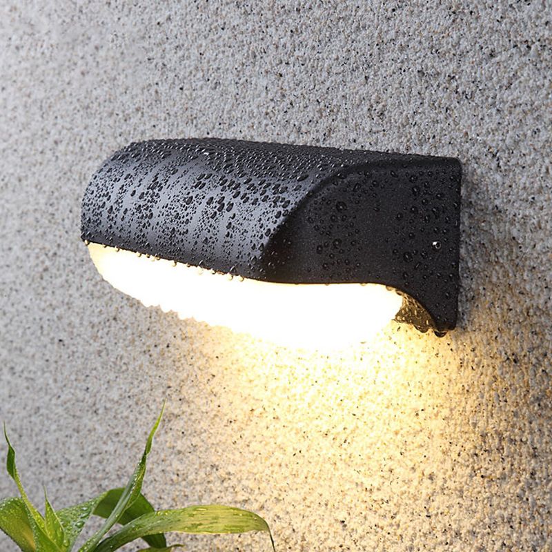 Moderna lampada a parete ovale in alluminio Light Sconce Light per balcone