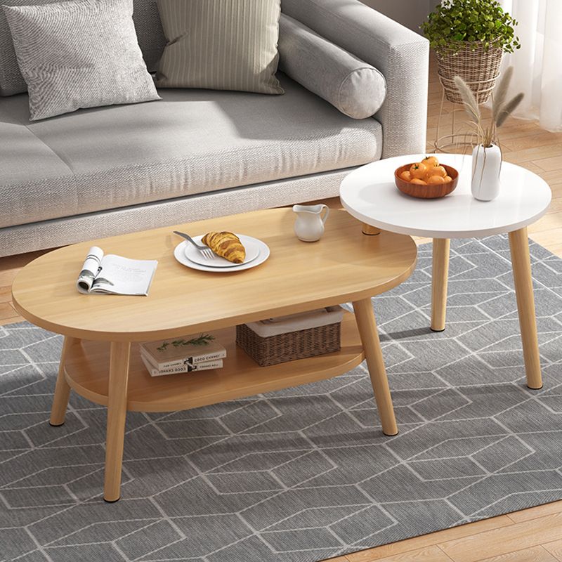 4 Legs Base Design Wood-based Finish Material Round/square Coffee Table