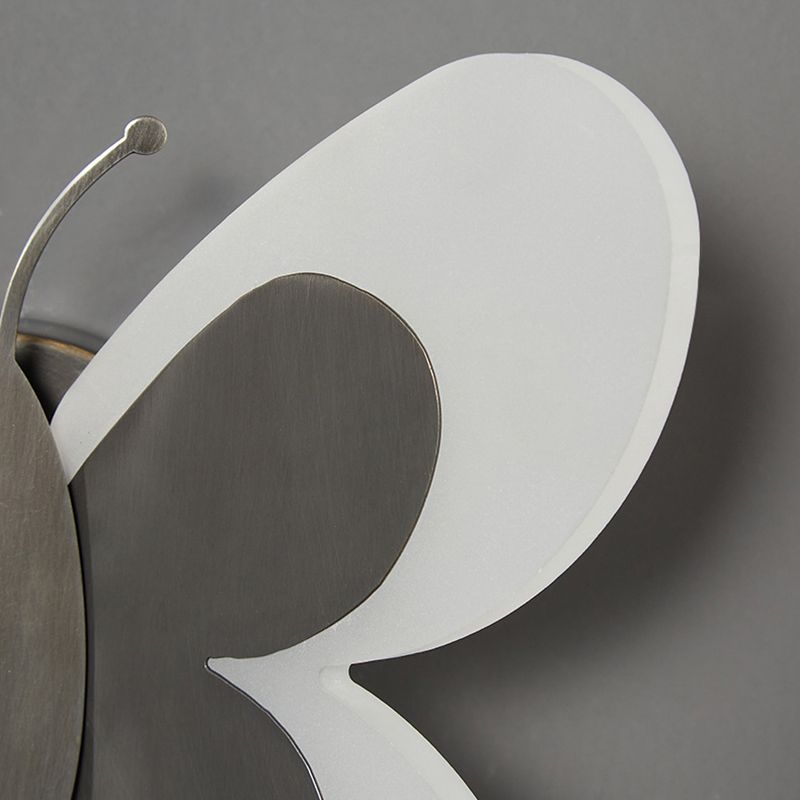 1-Light Geometric Wall Sconce Light Modern Metal Wall Sconce Lighting