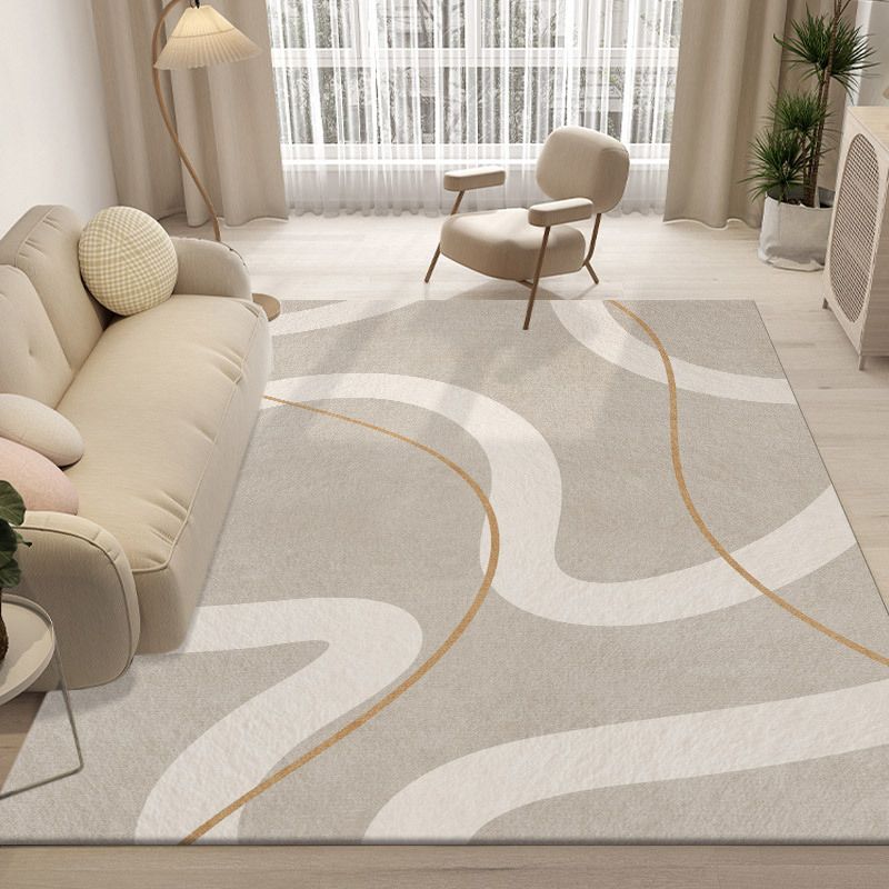 Morandi Nordic Rug Living Room Rug Stain Resistant Carpet for Home Decor