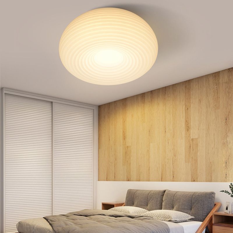 White Flush Mount Lighting Modernism LED Ceiling Light for Hallway