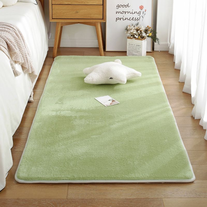 Tappeto giallo tappeto in poliestere solido tappeto tappeto anti-slip easy care tappeto per camera da letto