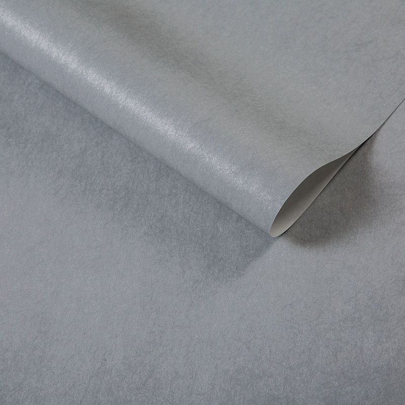 Pure Color Pattern Wallpaper Roll Modern Stain Resistant Bedroom Wall Covering, 54.2-sq ft