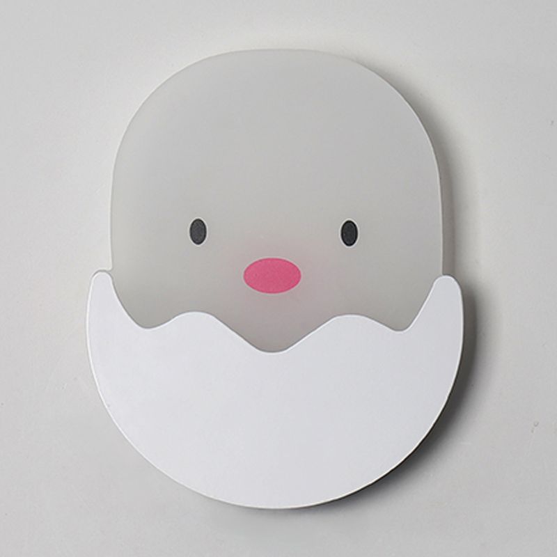 1 Mur géométrique léger style enfant Style en métal Moup Mont luminaire pour la chambre pour enfants