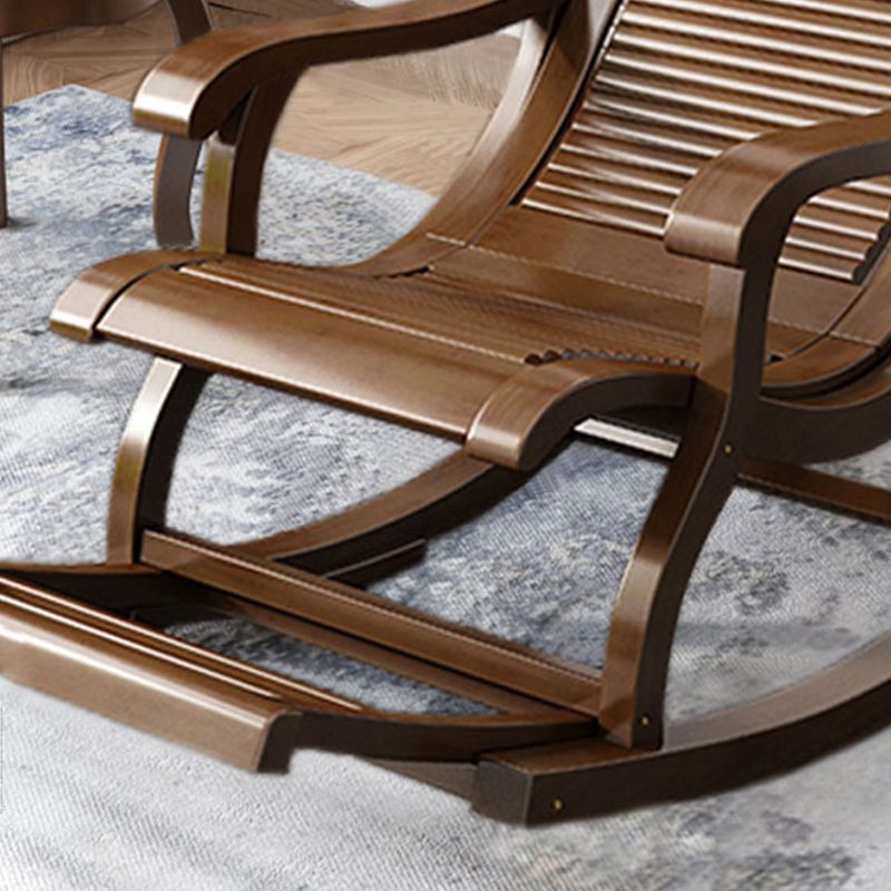 Chinese Solid Wood Lazy Sofa Chair Home Rocking Chair for Living Room