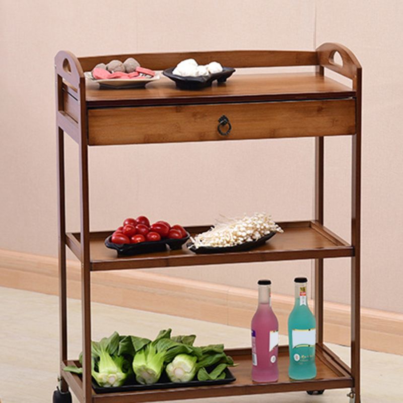 Modern Prep Table Open Storage Dining Room Rectangular Prep Table