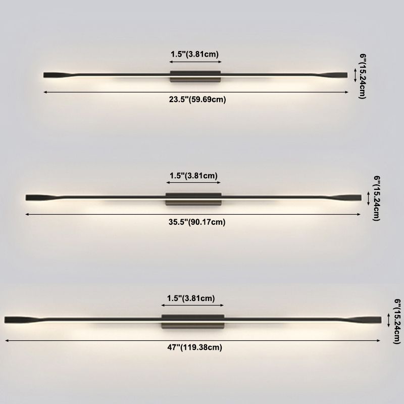 Bar geformte Flurwand Wandleuchte Acryl -Einfachheit LED -Wandbeleuchtung