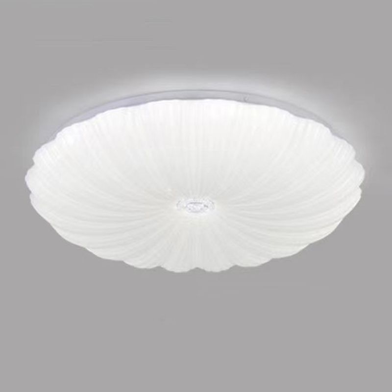 Round LED Ceiling Light Modern Ceiling Mount Light with Acrylic Shade for Kid's Room