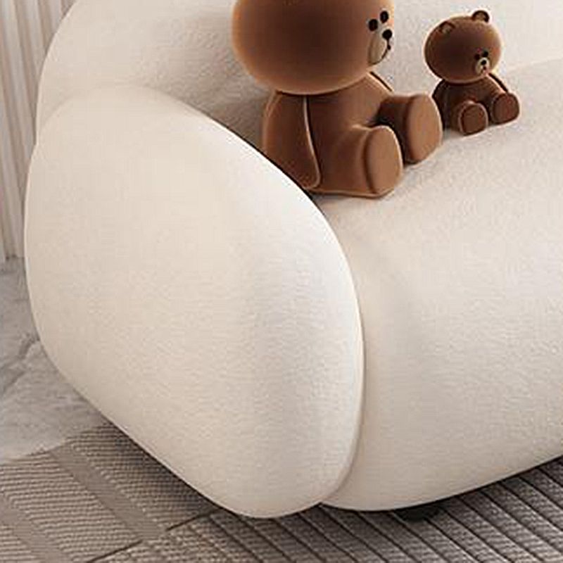 Contemporary Standard Sofa Sewn Pillow Back Sofa for Bonus Room