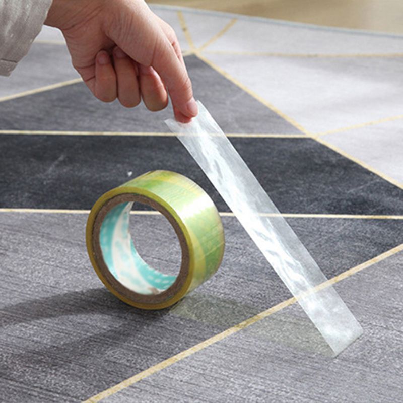 Fresh Watercolor Indoor Rug Modern Creative Oval Carpet Polyester Stain Resistant Rug for Bedroom