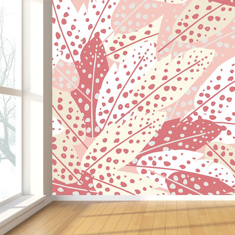 Feather Wall Mural Modern Decorative Living Room Wall Covering, Custom Size Available