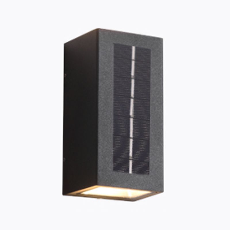Contemporary Metal Rectangular Wall Sconce Led Wall-washer Light for Outdoor