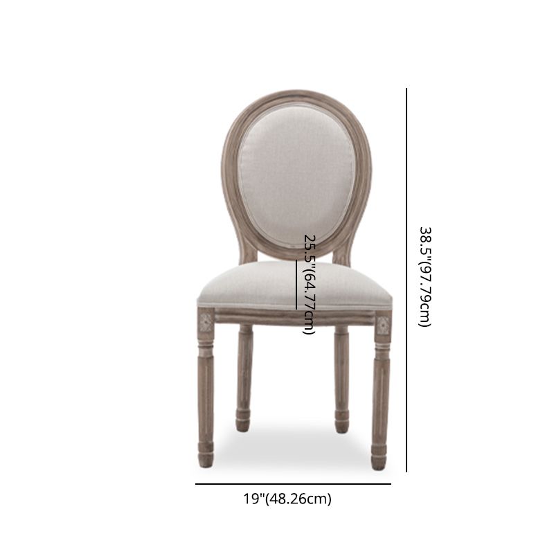 Country Solid Wood Dining Table Set with 4 Legs Base Dining Room Furniture for Home Use