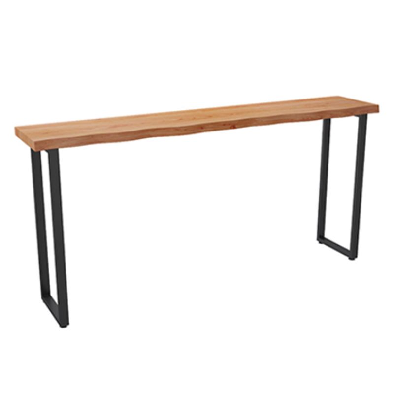 Contemporary Bar Table Set 1/2/4 Pieces Solid Wood Pub Table Set for Indoor