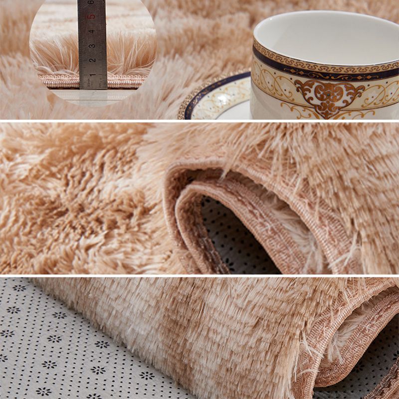 Stylish Casual Tie-dyed Area Rug Individuality Comfort Shag Indoor Rug Polyester Non-Slip Backing Carpet for Home Decoration