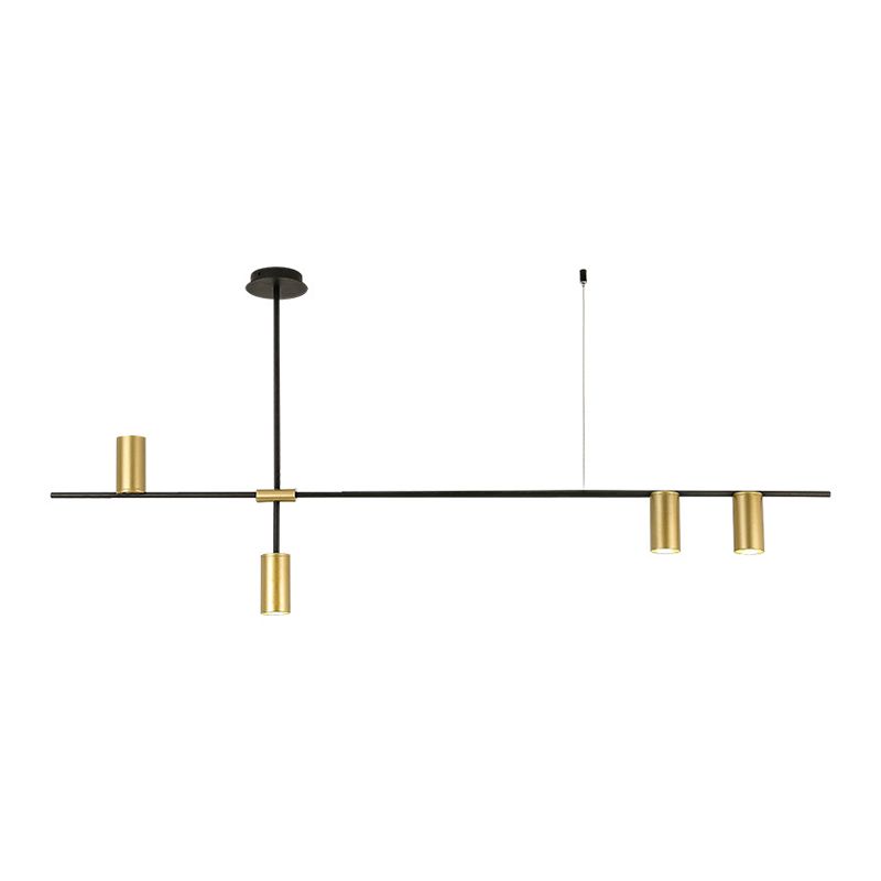 Cylinder Island Lighting Fixtures Contemporary Metal Island Lighting Ideas for Kitchen