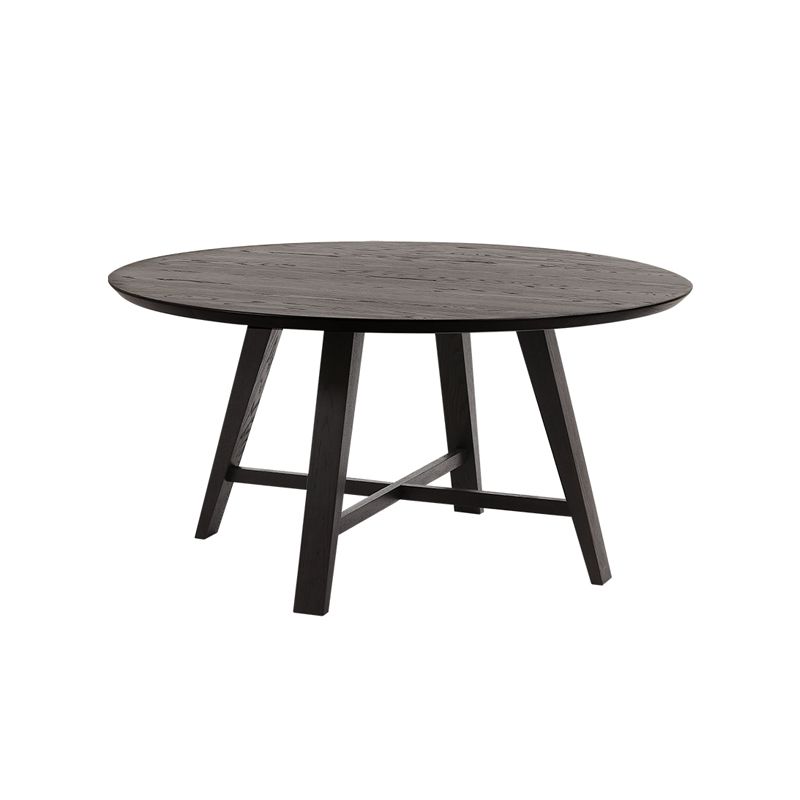 Modern Dining Table Round Wooden Dinner Table for Dining Room