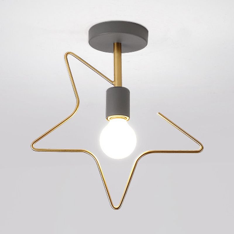 Creative Ceiling Lamp Contemporary Metal Flush Mount Light Fixture