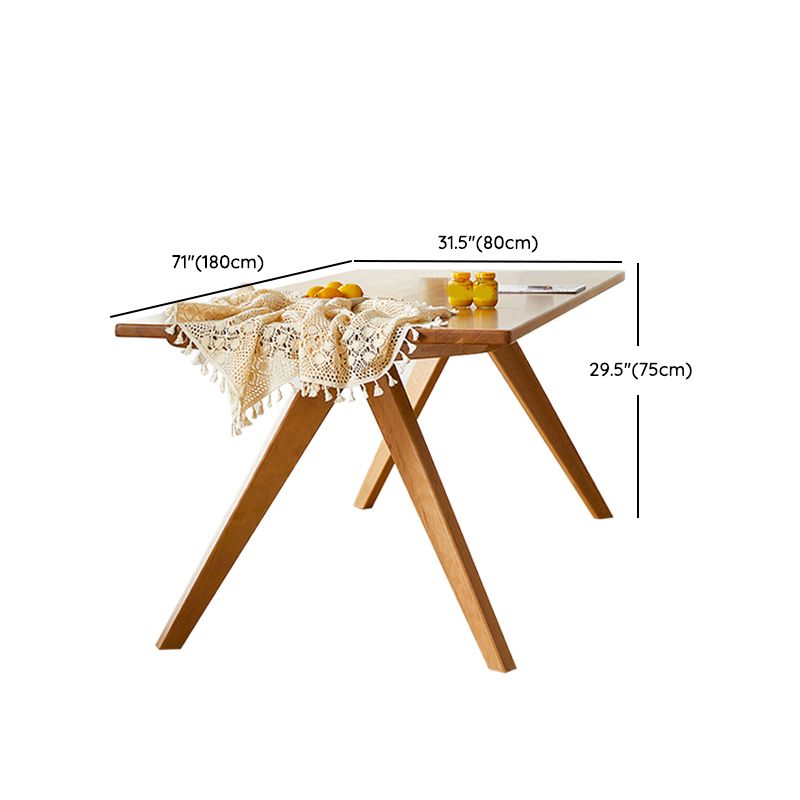 Modern Rectangle Wood Dining Table 1/5/7 Pieces Dining Set for Dining Room