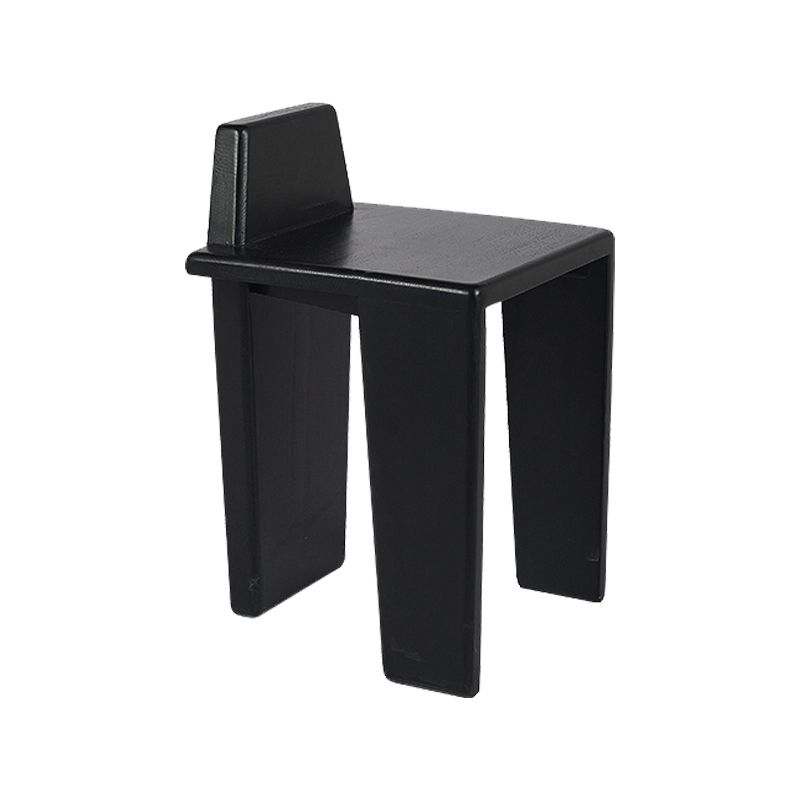Contemporary Dining Room Solid Wood Parsons Armless Dining Chair