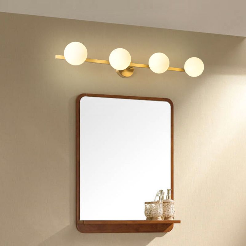 Illuminazione montata a parete in metallo per il bagno