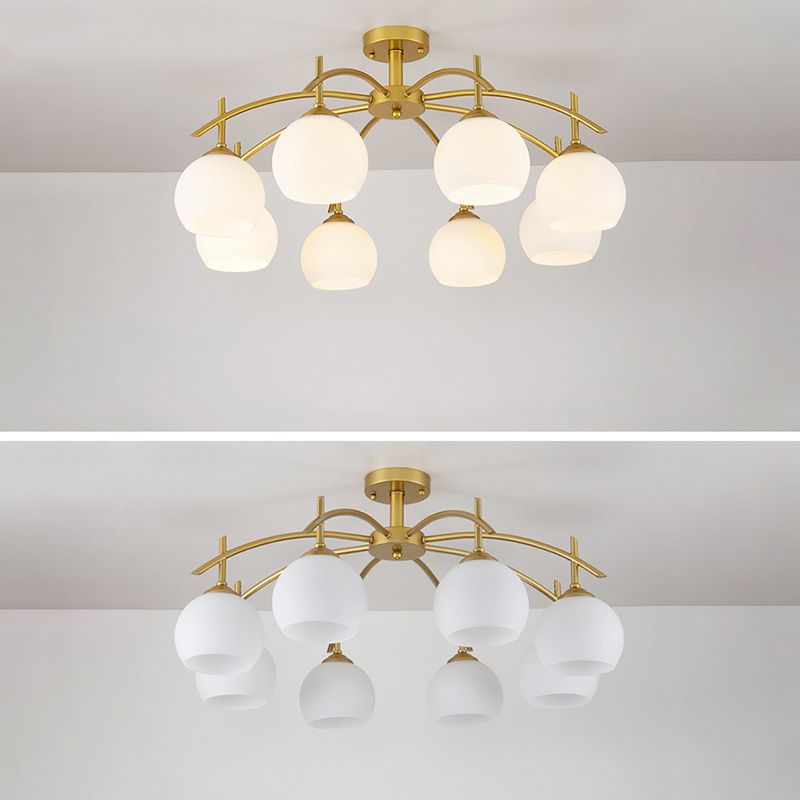 Iluminación moderna de metal de techo de montaje con rasguño para comedor de sala de estar