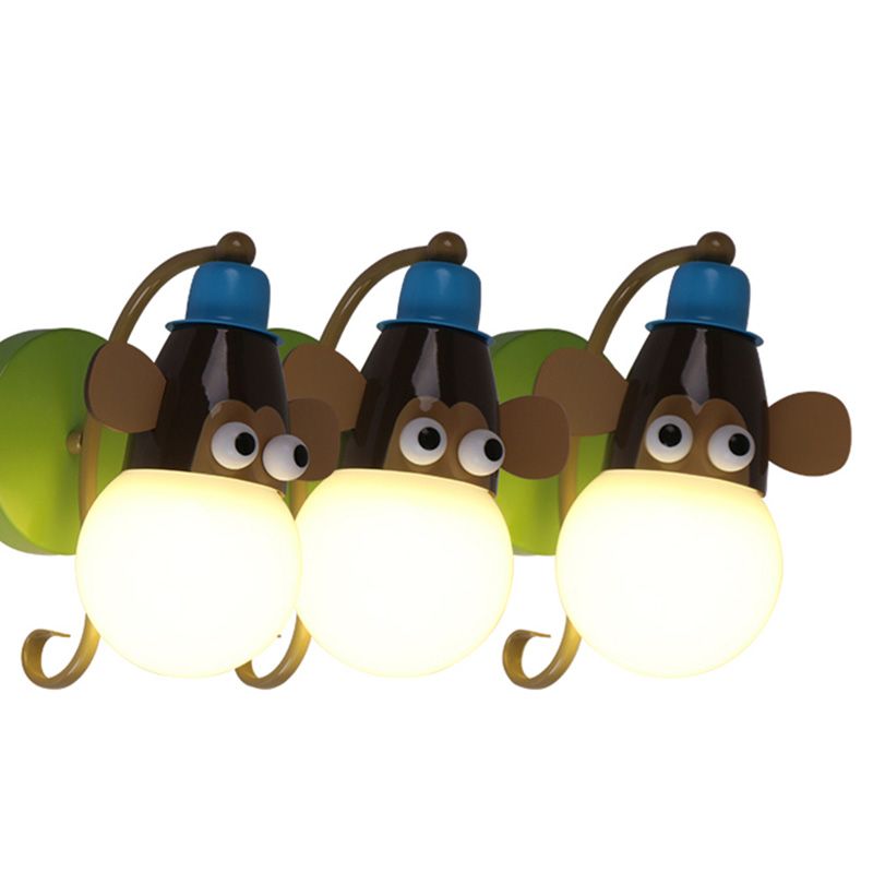 Luces creativas de luz de pared de estilo moderno Lámpara de forma de animal para la habitación del niño dormitorio