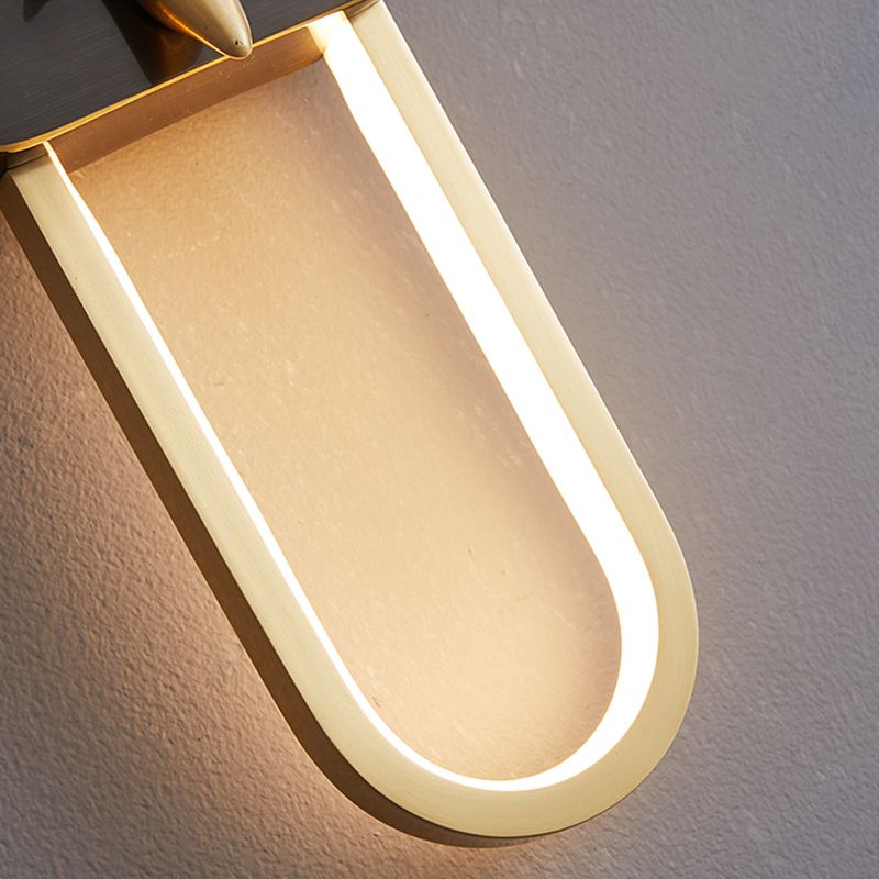 Copper Antlers Wall-Mounted Light Metal Wall Light Sconces for Bedroom