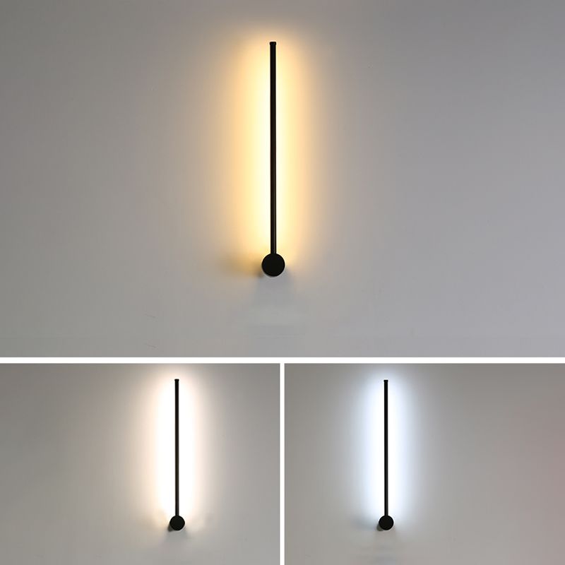 Modern Style Metallic Linear Wall Light Creative Lighting for Drawing Room Living Room