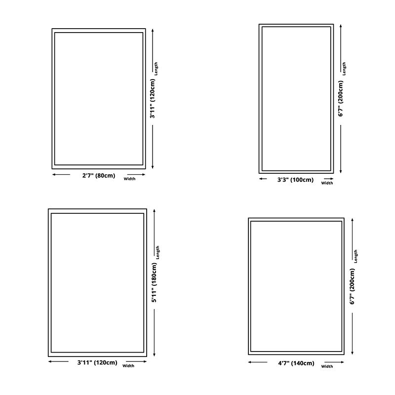 Grijs eenvoud Tapiciteit Polyester grafisch vloerkleed wasbaar tapijt voor woonkamer