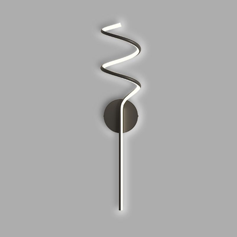 Metal Square Shape Wall Light Modern Style 1 Light Wall Mount Light