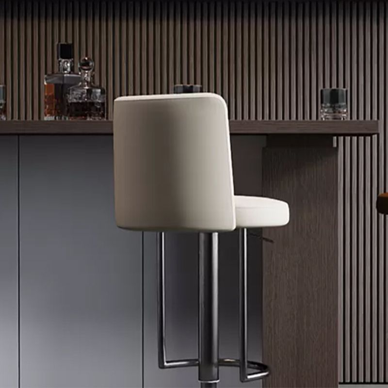 Industrial Adjustable Bar Stool Low Back Counter Bar Stool for Kitchen