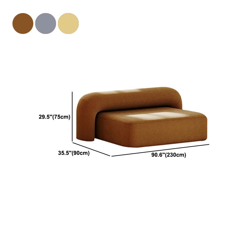 Modern Minimalist Velvet Sofa 2/3-Seater Armless Living Room Sofa