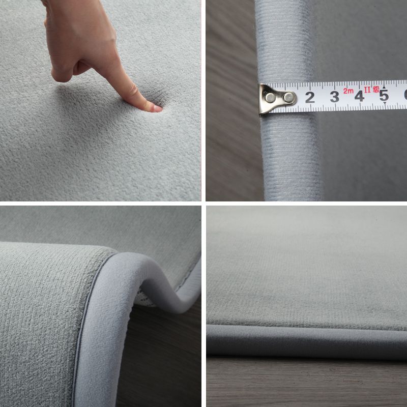 Tapis d'intérieur uni multicolore, Simple et décontracté, facile d'entretien, avec envers antidérapant, respectueux des animaux de compagnie, pour chambre à coucher