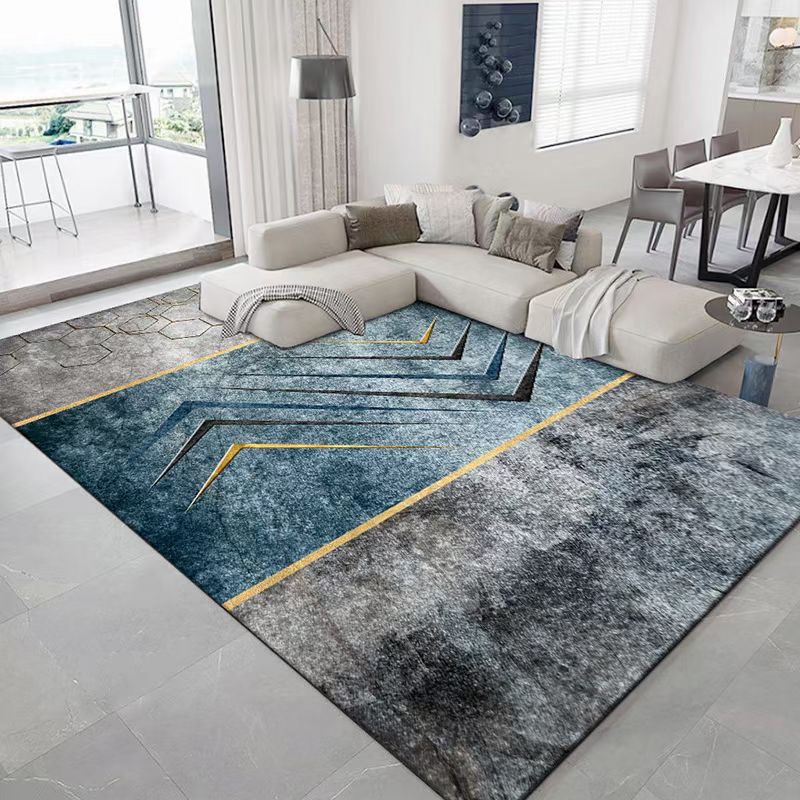 Prachtig tapijt Modern Area Rug Polyester Stain Resistent Washable Area Rug voor woonkamer