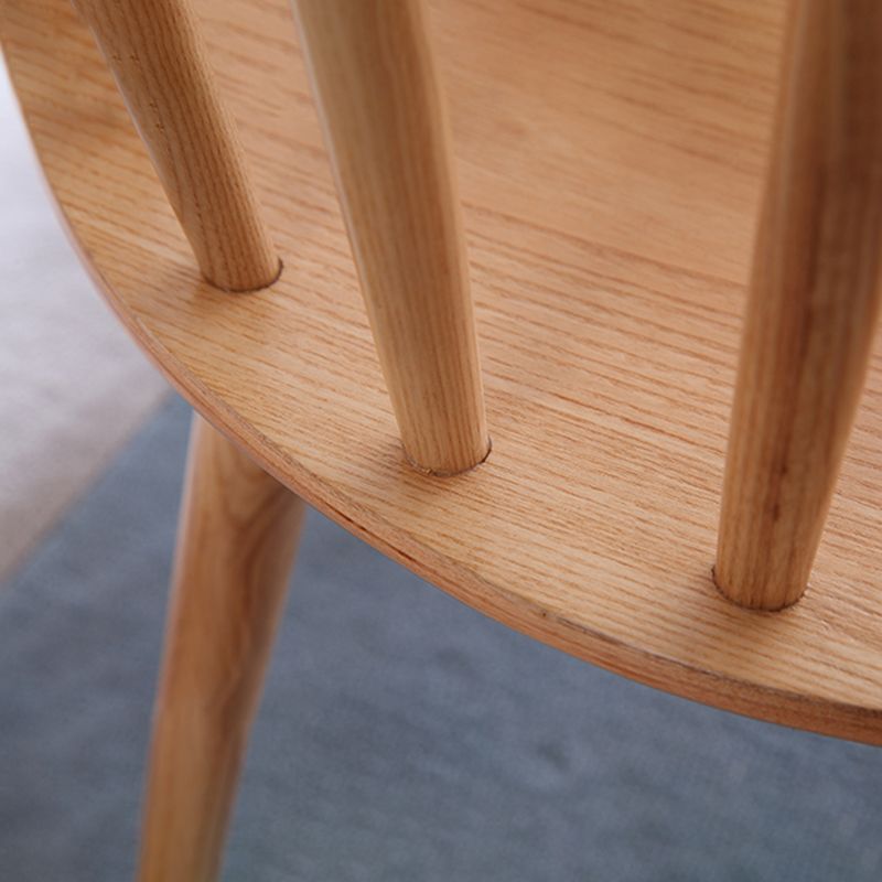 Contemporary Style Dining Wooden Chair Kitchen Wingback Armless Chairs