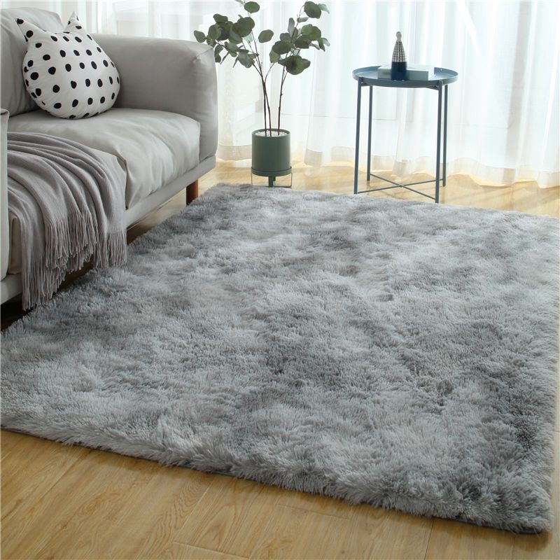 Minimalistischer Rug Multi-Farb-Kunstfell-Innenteppichmaschine Waschbarer Anti-Schlupf-Teppich für Wohnzimmer